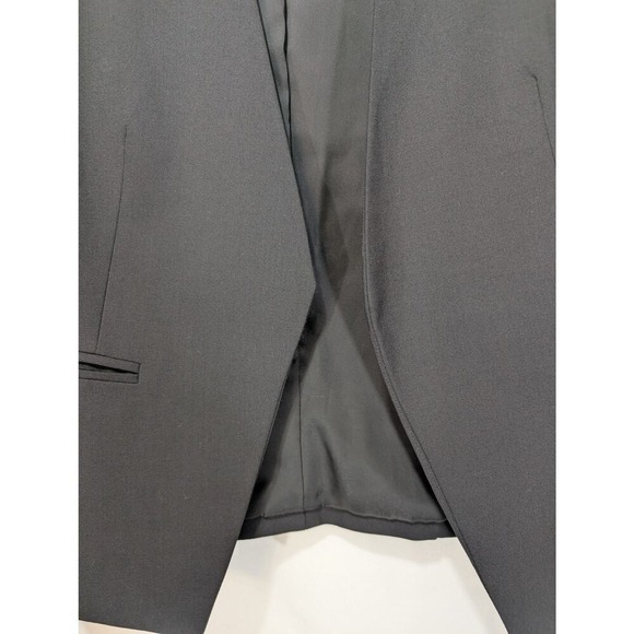Theory Lana‎ Virgin Wool Blend Open Front Blazer Black Size 4 Career - Picture 11 of 14